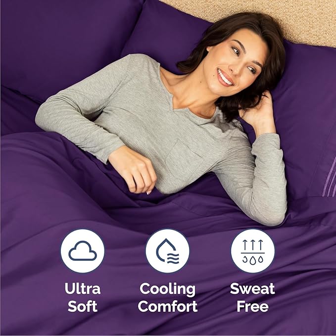 Cal King Size 4 Piece Sheet Set - Image 4
