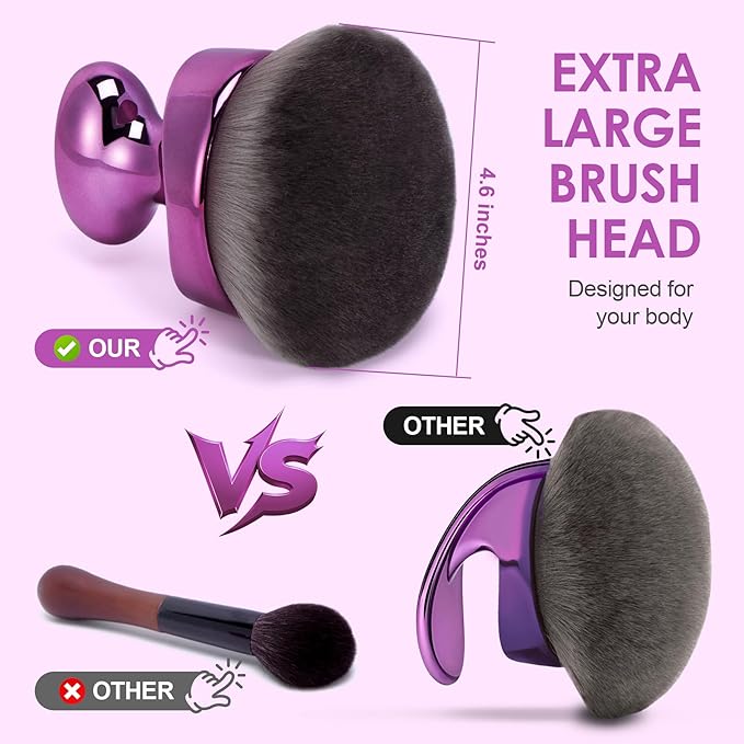 Blend & Blur Extra Large Body Kabuki Brush & Self Tanner Brush - Image 2
