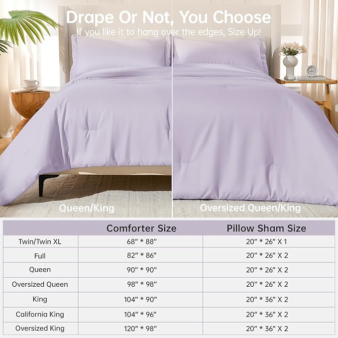 MUXHOMO Full Comforter Sets, All Season Ultra Soft Down Alternative Bedding - Image 8