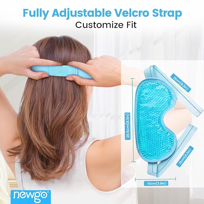 NEWGO Cooling Eye Mask for Puffy Eyes, Cold Eye Mask Eye Ice Pack for After - Image 6