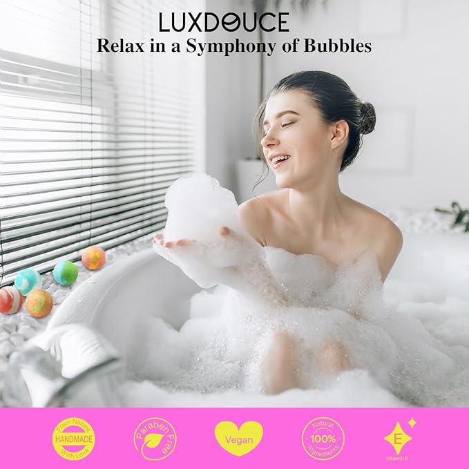 48 Pack Bath Bombs Gift Set – Aromatic Bubble Bombs - Image 6