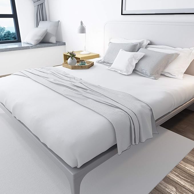 Lirex Flat Sheet, Twin Size Extra Soft Brushed Microfiber Flat Sheet, Machine - Image 5
