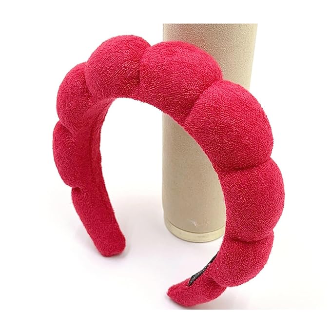 Spa Headbands for Washing Face Makeup Skin Care Headband Women Bubble Facial - Image 3