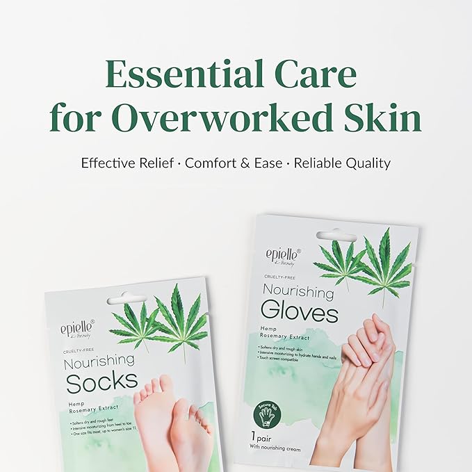 Epielle Nourishing Hand Mask 6 Pairs, Repair and Soften - Image 7