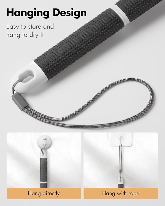 Back Scrubber Anti Slip for Shower: 18.1'' Long Handle Bath Brush - Image 7