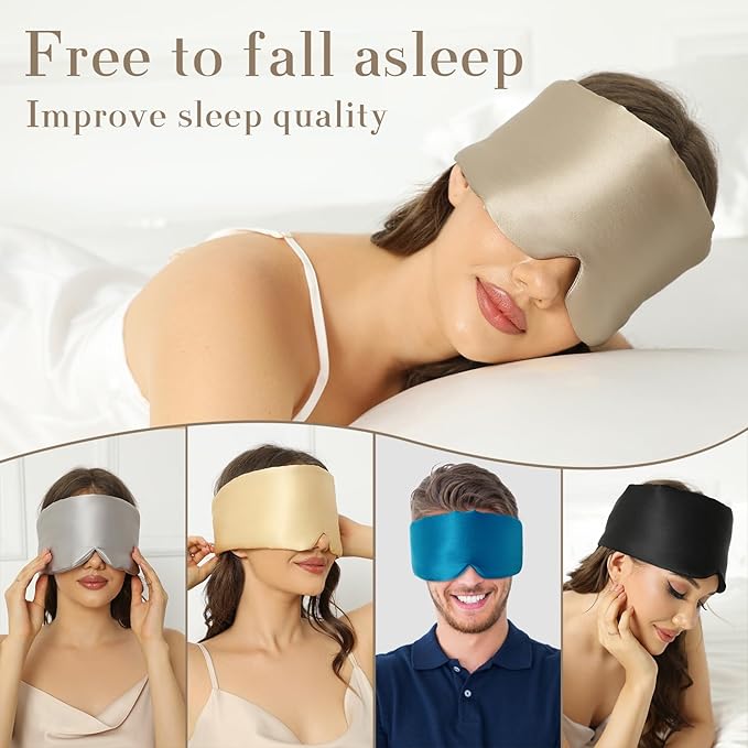 SECZIPE 100% Mulberry Silk Sleep Mask Eye Mask - Image 6