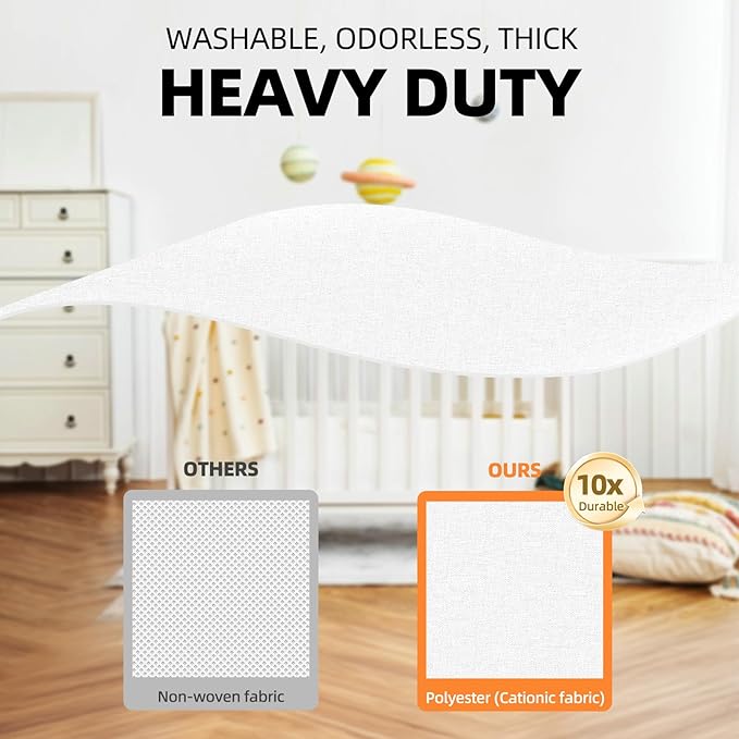 Criusia Drawer Organizer - 6 Set Clothes Organizer for Closet & Bedroom - 90 Cells Bins for Sock, Underwear, Bra, Baby Clothes - Washable & 10xDurable than Non-Woven Fabric (White)