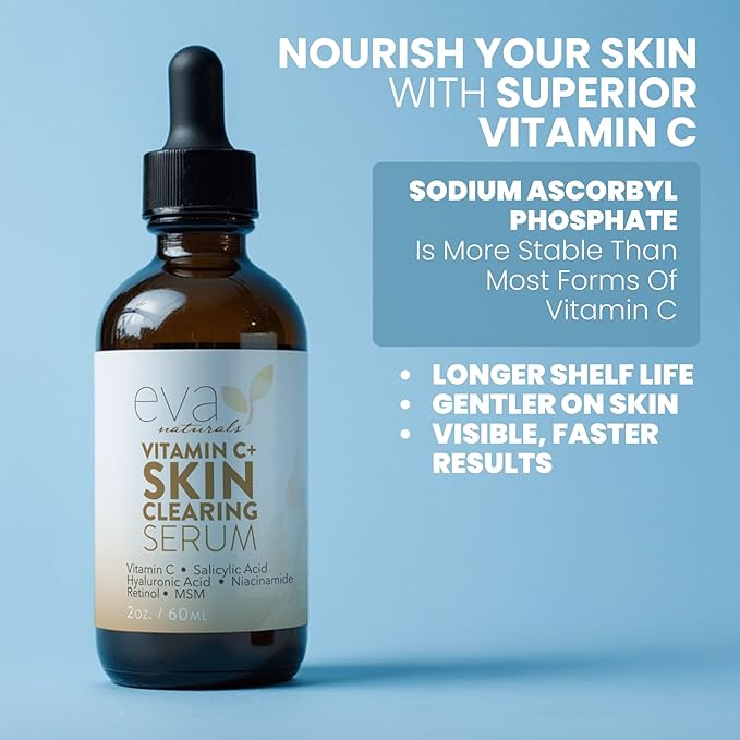 Vitamin C Serum for Face with Retinol & Salicylic Acid – Skin Clearing Acne - Image 4