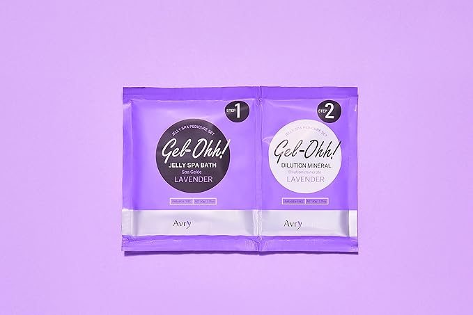 AVRYBEAUTY Gel-Ohh Jelly Spa Bath 3 Pack, Lavender Infused, Lavender Scented - Image 3