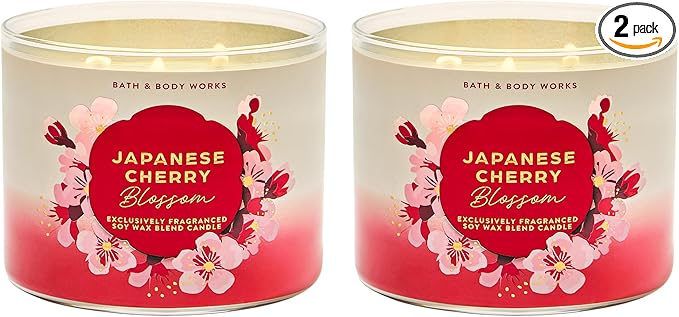 Bath & Body Works Japanese Cherry Blossom 3-Wick Candle by BathBodyWorks