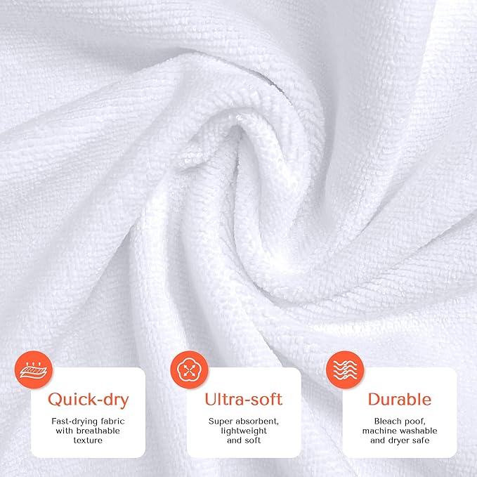 TASALON Microfiber Hair Towel for Salon - Image 3