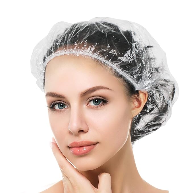 Auban Disposable Shower Cap, Spa Salon Hotel and Home Use, Portable Travel by Auban