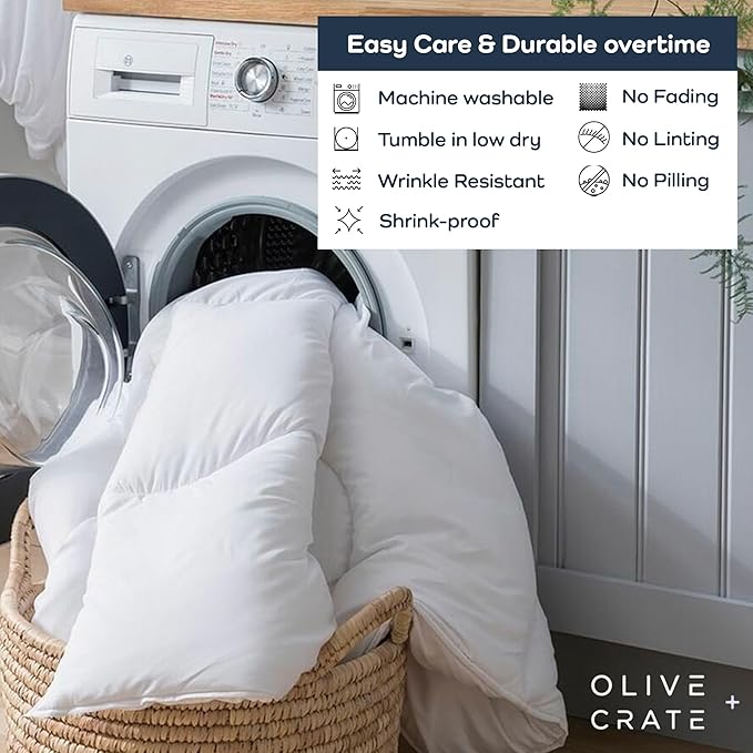 Olive + Crate 100% Viscose derived from Bamboo Comforter Outer Shell - Image 9