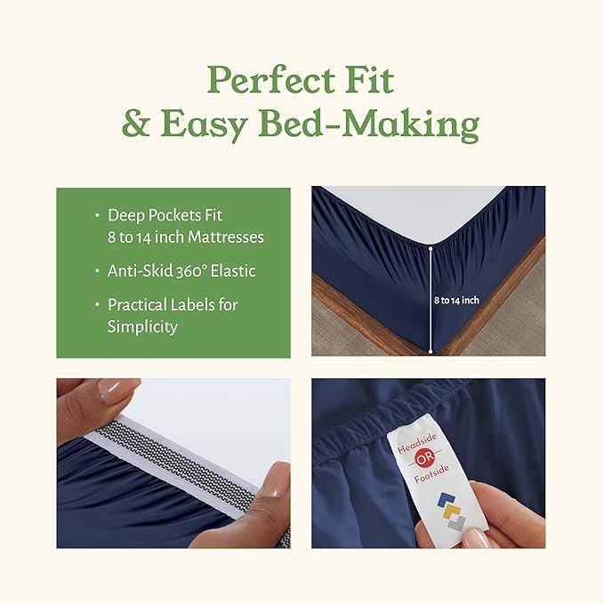 California Design Den Twin Bed Sheet Set - Image 5