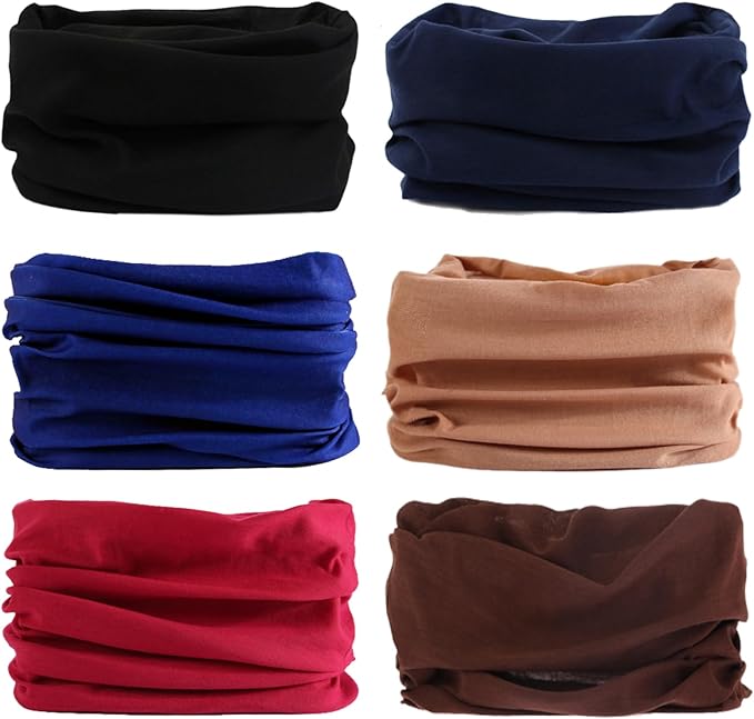 Venswell Neck Gaiter Face Mask Men Women, Seamless Bandana Rave Face Cover by Venswell