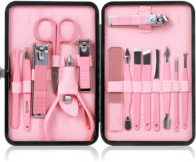 Manicure Set Pedicure Kit Nail Clippers Set Fingernail Clipper Set Ingrown by QLNE