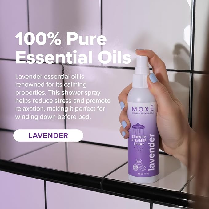 MOXE Shower Mist, Spa Steam Spray, Certified Natural Essential Oils, - Image 5