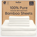 Bambaw Queen Sheet Set 6pcs – 100% Viscose Derived from Bamboo Sheets Queen by Bambaw