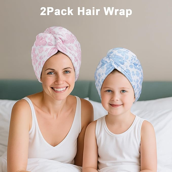 Unicorn Castle Microfiber Hair Towel - Image 3