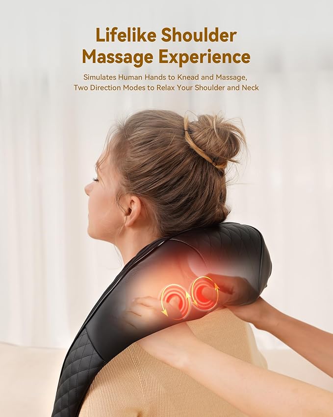 KNQZE Shiatsu Cordless Neck and Back Massager - Image 6
