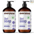 Everyone 3-in-1 Soap, Body Wash, Bubble Bath, 32 Ounce, Lavender and Aloe by Everyone