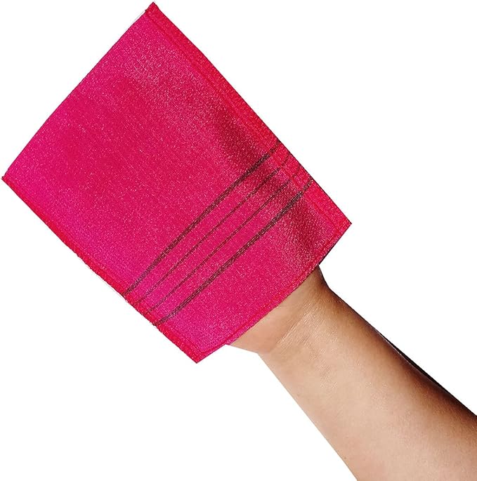 Korean Asian Exfoliating Bath Washcloth Mitt - Image 4