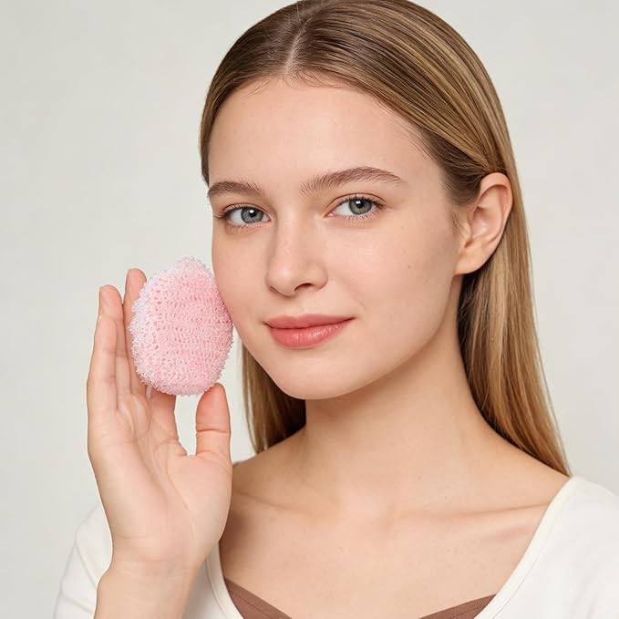 RamPula Face Scrubber & African Net, Silicone Exfoliating Brush - Image 6