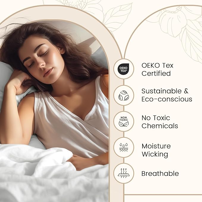 100% Egyptian Cotton Sheets California King Size, 800TC Breathable Bed Sheet Set - Image 4