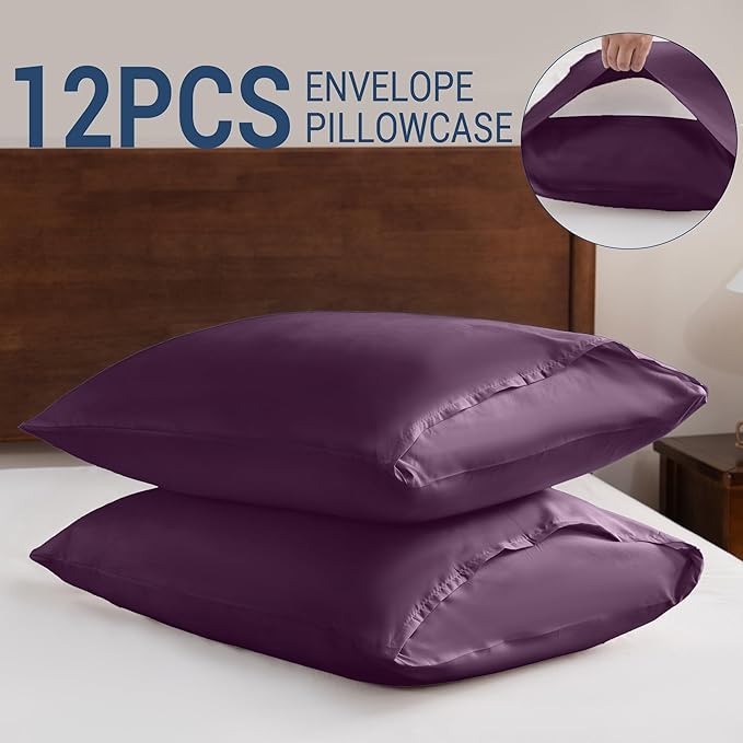 Pillowcases Queen 12 Pack, 20x30 Pillow Cases - Image 5