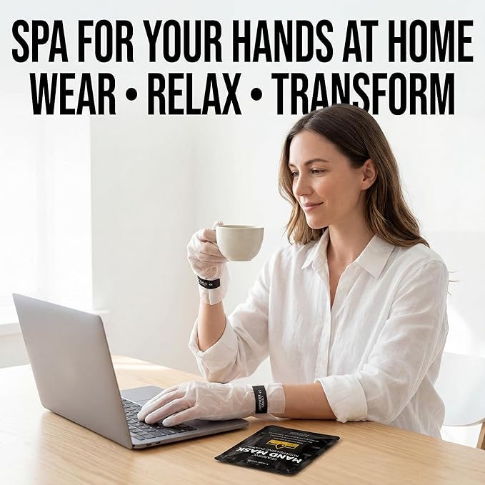 WONDER FAMILY Aqua Hand Mask – Moisturizing Gloves - Image 3