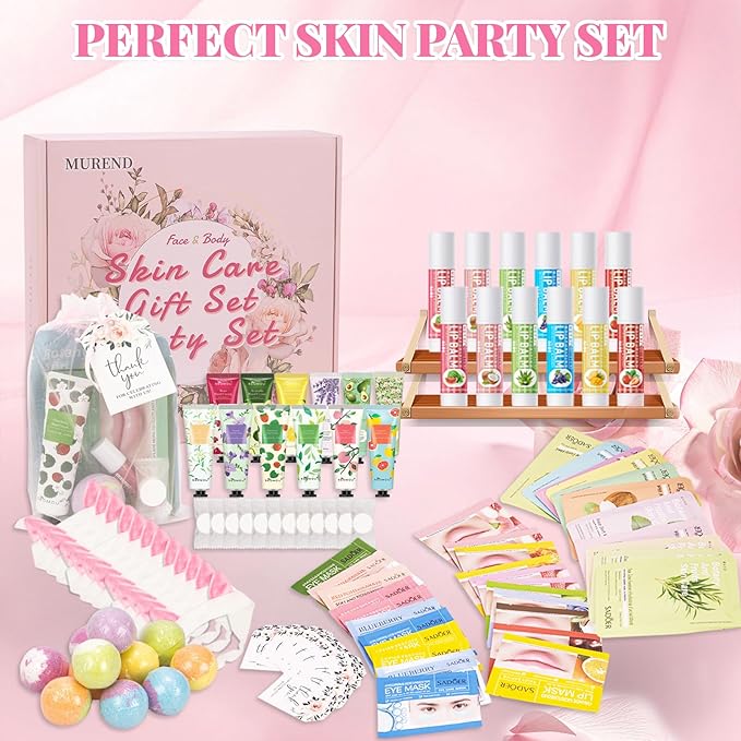 120 PCS Spa Party Supplies for Girls, Sleepover Party Supplies for Girls - Image 7