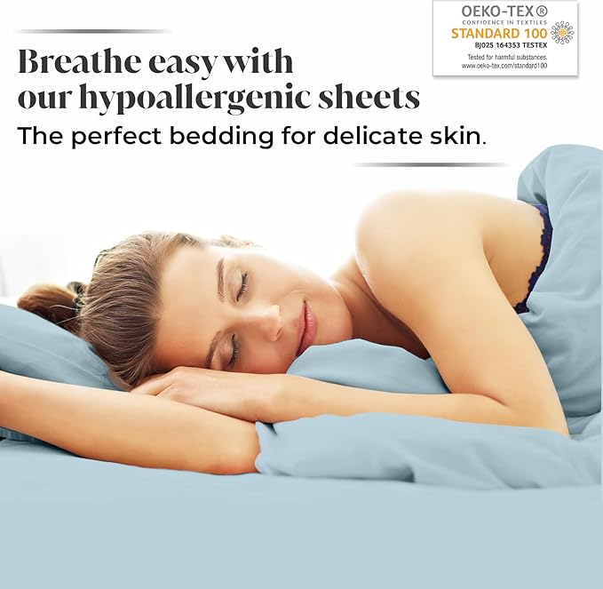 Luxury Bamboo Market |King Envelope Pillowcase Set | 100% Viscose Made from - Image 7