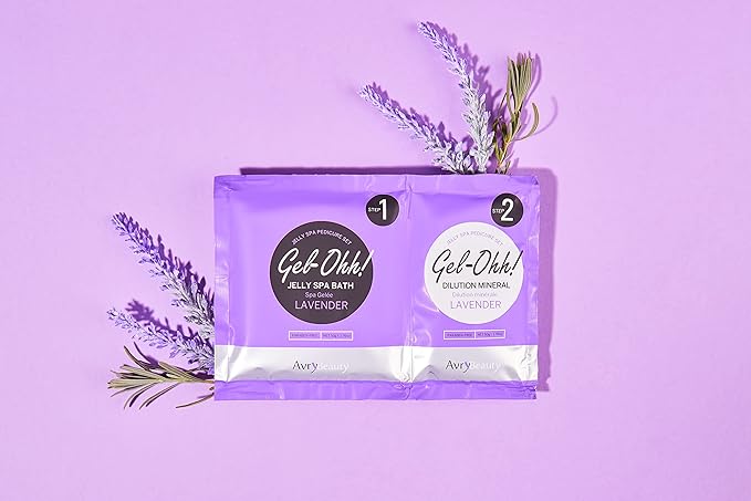 AVRYBEAUTY Gel-Ohh Jelly Spa Bath 3 Pack, Lavender Infused, Lavender Scented - Image 2