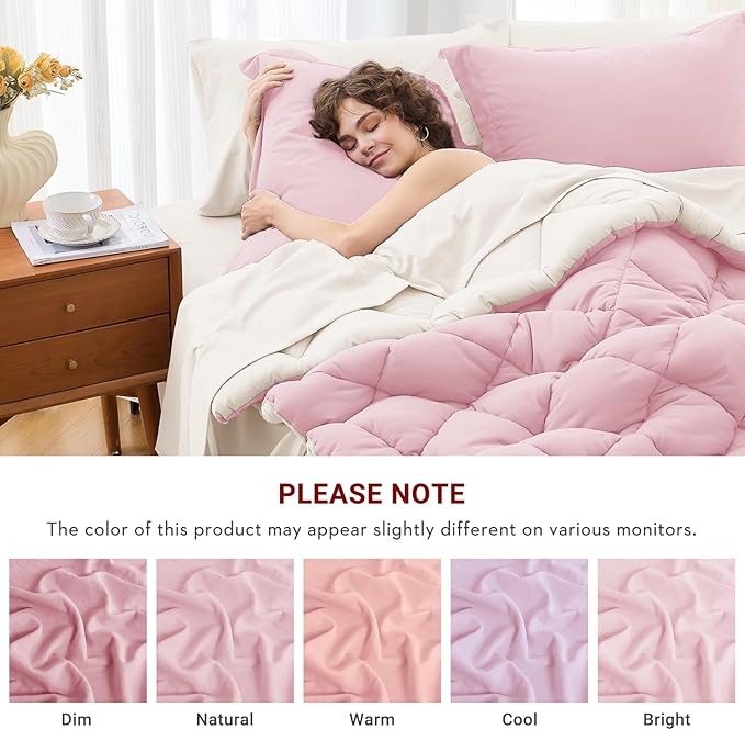 MUXHOMO 5 Pieces Twin XL Comforter Set, Reversible Bed in a Bag Twin XL Size - Image 4