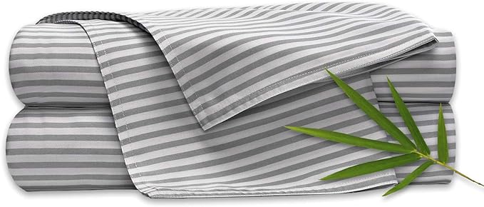 Pure Bamboo Queen Sheets, Genuine 100% Organic Viscose Derived from Bamboo Bed by PureBamboo