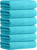 JML Bath Towel, Microfiber Bath Towels Set 6 Pack by JML