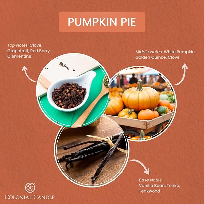 Colonial Candle Pumpkin Pie Wax Melts, Wax Melt Warmer Cubes, Long Lasting - Image 2