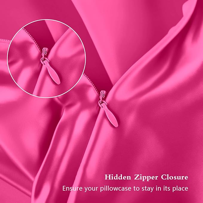 Silk Pillowcase for Hair and Skin, Mulberry Silk Pillow Cases Standard Size - Image 3