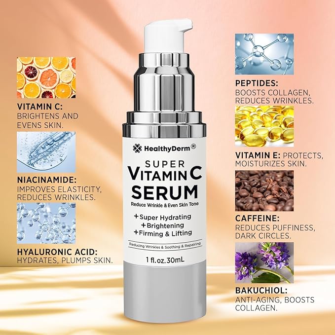 Super Vitamin C Serum for Women Over 70: Niacinamide, Vitamin C, Hyaluronic Acid - Image 7