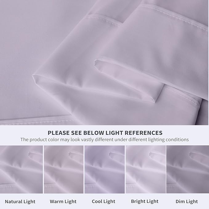 Maple&Stone King Flat Sheet 6 Pack, Premium Soft & Breathable, Brushed - Image 4