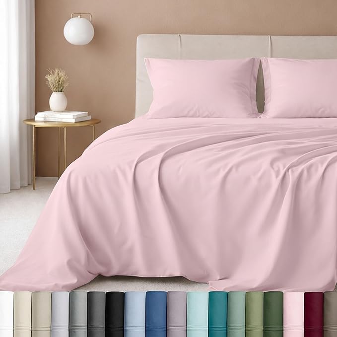 CALIFORNIA DESIGN DEN 5-Star Hotel 600 Thread Count 100% Cotton Sheets Set by CaliforniaDesignDen