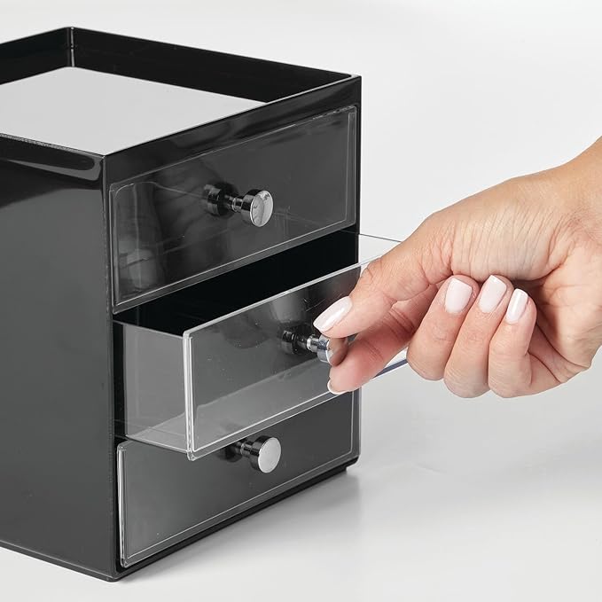 mDesign Makeup Organizer Storage Station Cube - Image 6
