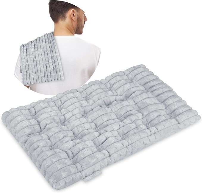 REVIX Microwave Heating Pad, 8 * 14" Flaxseeds Heating Pads Microwavable Moist by Feelbetterlivebetter