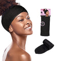 Red by Kiss Spa Headband for Washing Face, Adjustable Velcro Wrap Facial Makeup by REDbyKISS