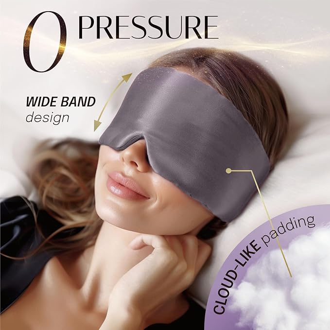 Silk Sleep Mask Soft Pressureless: 100% Mulberry Silk - Image 6