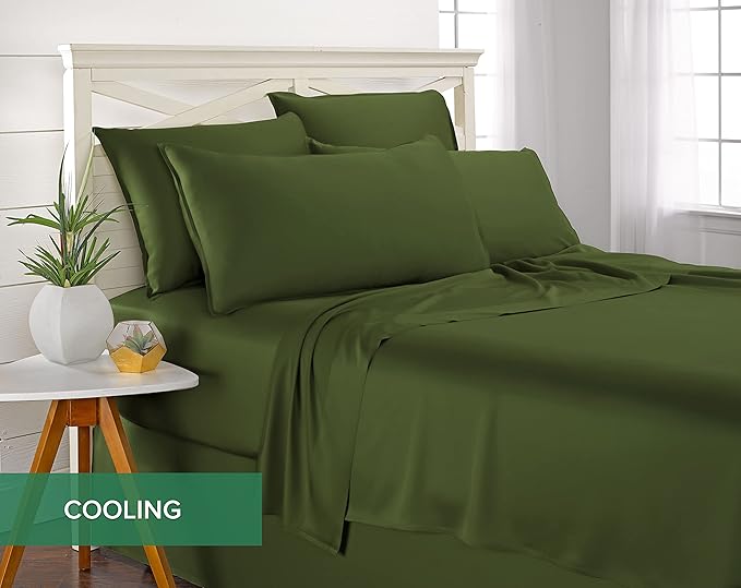 Pure Bamboo California King Sheets, Genuine 100% Organic Viscose Derived from - Image 4