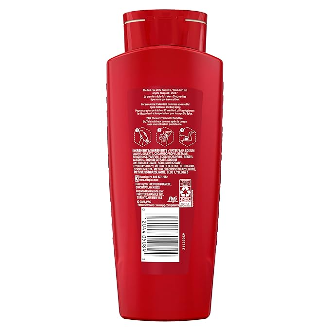 Old Spice Cleansing Body Wash for Men, 3X Defense, 24/7 Shower Fresh - Image 10
