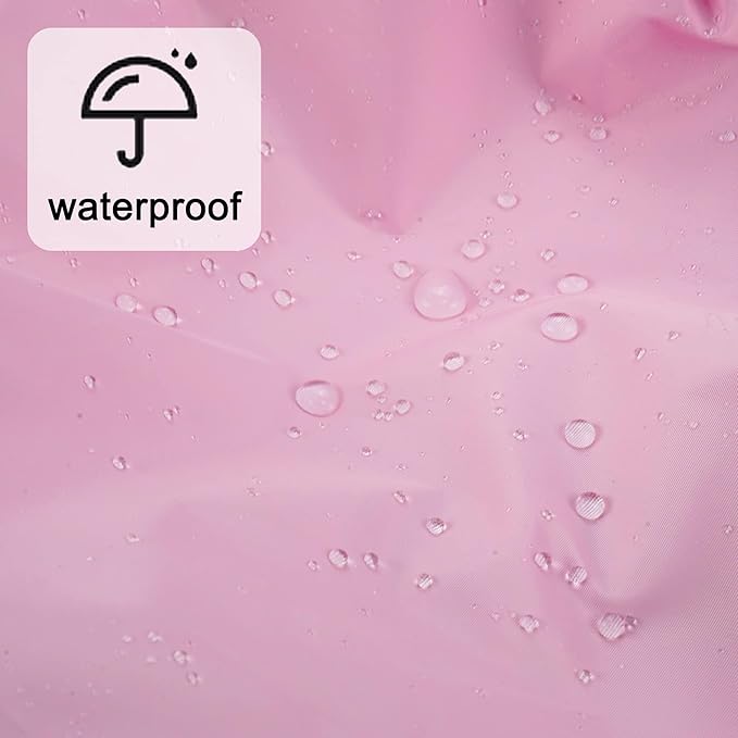 Reusable Shower Cap for Women, Large Waterproof Shower Bonnet Washable Elastic - Image 6
