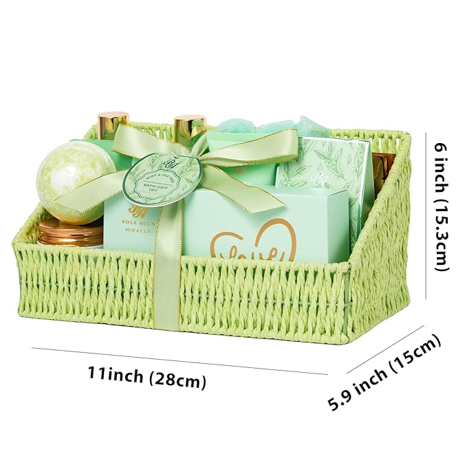Mothers Day Gifts Basket for Mom, Hydrating Face Skin Care Kit, Bath & Body - Image 8