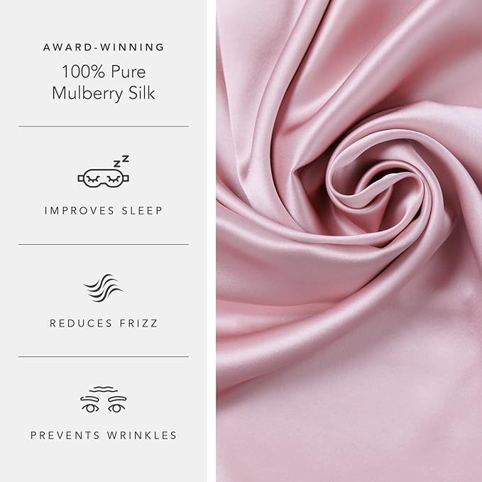 Fishers Finery 25mm Luxury 100% Pure Mulberry Silk Pillowcase) - Image 5